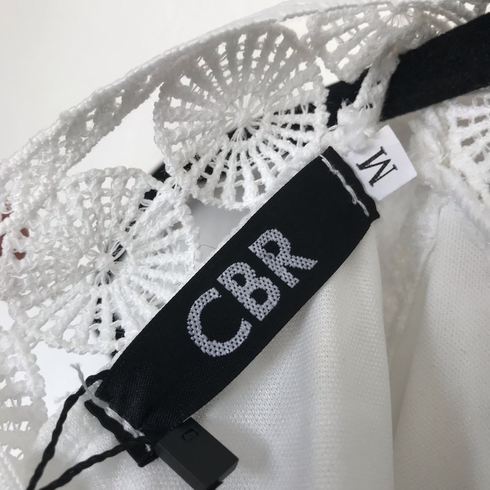 CBR white crochet high neck dress - Picture 3 of 6